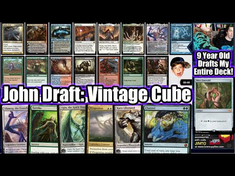 John Draft 6: My Nine Year Old Drafts My Entire Cube Deck... No Coaching Allowed!