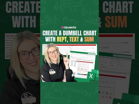 Microsoft Excel Magic: Create Dynamic Charts with REPT, TEXT & SUM! 📊