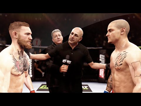 EA SPORTS UFC - Dustin Poirier vs Conor McGregor CPU vs CPU Fight Simulation (Pro Difficulty)