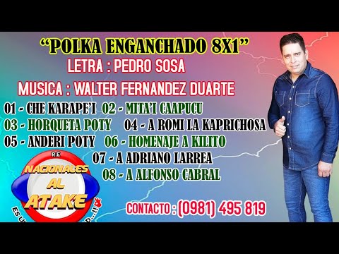 WALTER FERNANDEZ Y LOS PLACENTEROS - ENGANCHADO POLKA PARAGUAYA 8X1 , Lo Mas Nuevo , Diciembre 2024