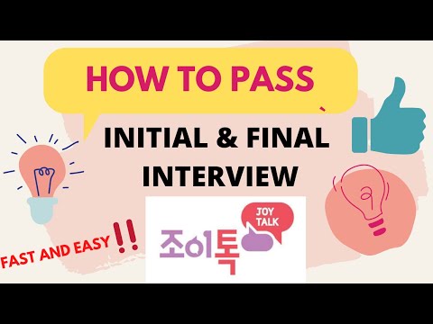 HOW TO PASS IN JOYTALK!!! ||KOREAN COMPANY!!|| HIRING NOW!!! ||HIGH ESL RATE!!!