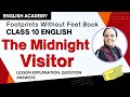 The Midnight Visitor Class 10 Footprints Without Feet Chapter 3 Explanation Difficult Words