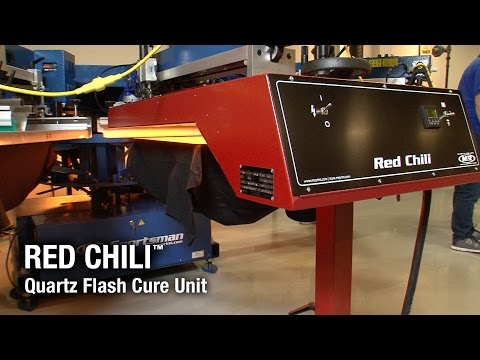Red Chili - M&R Screen Printing Equipment - Quartz Flash Cure Unit