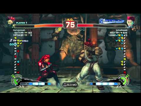 SSF4 AE Ver. 2012: nuruposan [Akuma] vs. junaikawa [Viper] - PSN Ranked Match