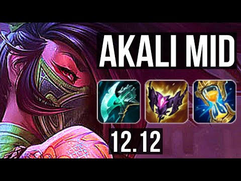 AKALI vs TALON (MID) | 2.1M mastery, 7 solo kills, 600+ games | NA Master | 12.12
