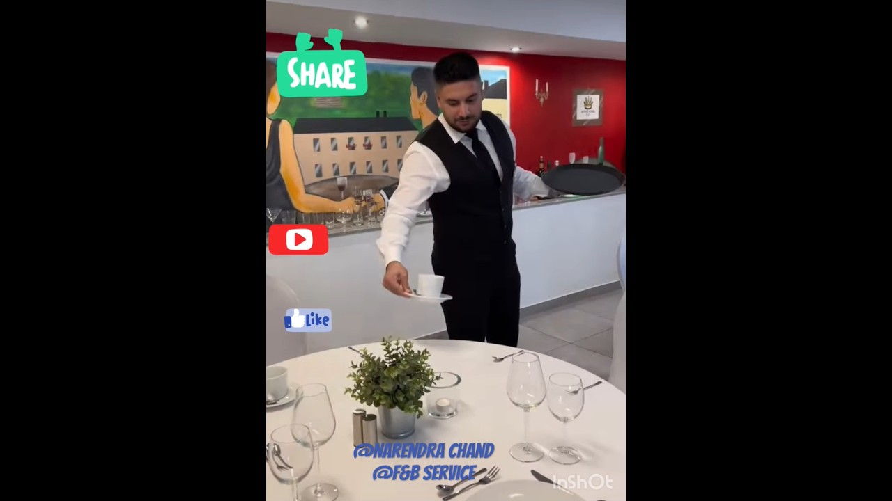 Food & Beverage Service Training||#subscribe #trending #viral #shorts