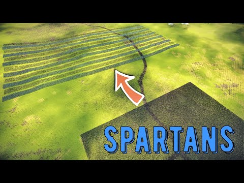 12 Medieval Lines vs 100,000 Spartans - UEBS 2