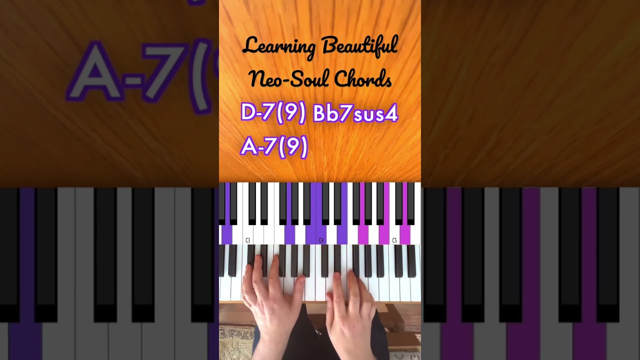 Learning Beautiful Neo-Soul Chords #neosoulchords #pianochords #shorts