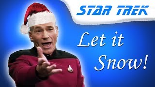 Captain Picard sings "Let it Snow!"