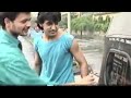 Amir Khan Sticking Posters Of His First Movie Qayamat Se Qayamat Tak On Auto Rickshaws