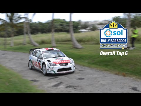Sol Rally Barbados 2016 - Overall Top 6