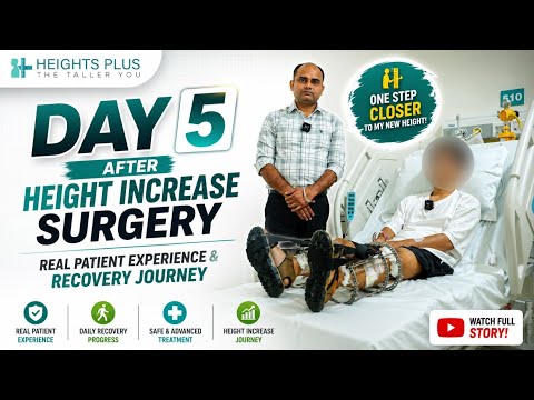 Day 5 After Height Increase Surgery | Real Patient Recovery Experience at Heights Plus