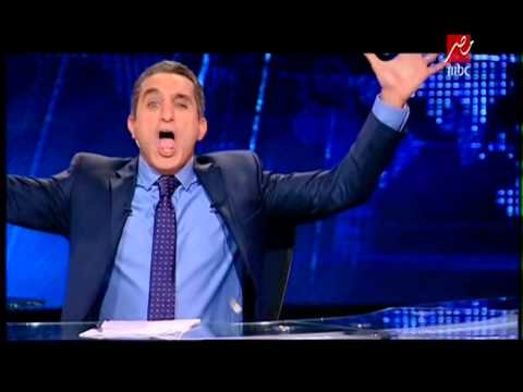 باسم يوسف يسخر من طريقة اعلان ترشح السيسي للرئاسة والاعلام