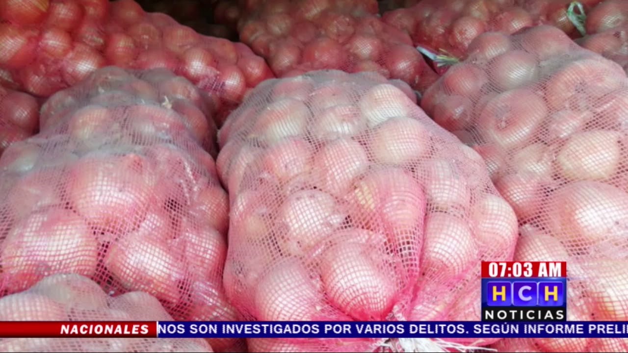 Con 600 sacos de cebolla contrabandeada, detienen a sujeto en Santa Bárbara