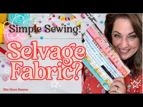 When Life Gives You Selvages... Make Fabric!