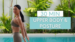 30 MIN PILATES WORKOUT || Upper Body Pilates For Strength & Better Posture (Moderate)