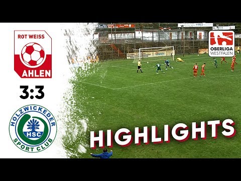 Rot Weiss Ahlen - Holzwickeder SC 3:3 I Highlights I 7. Spieltag I Oberliga Westfalen