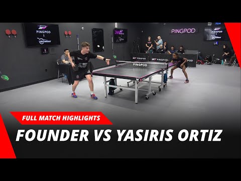 Founder vs Yasiris Ortiz | TTD Team vs PingPod | NYC Edition | Full Match Highlights