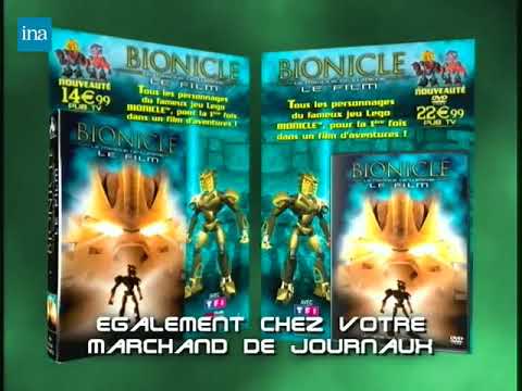 [HQ] Pub/Spot TV FR de Masque de Lumière en Kiosques/Marchands de Journaux - LEGO Bionicle, 2003