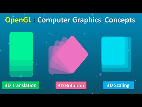 OpenGL Computer Graphics | Session-9 | 3D Transformations & OpenGL Functions for Transformations