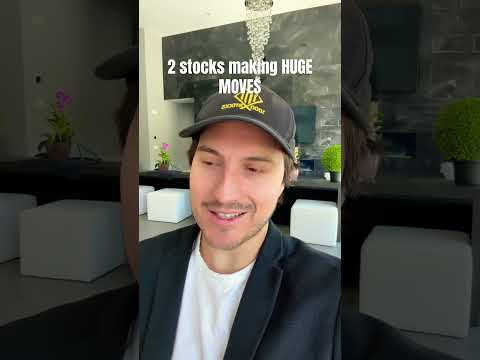 2 stocks making HUGE moves‼️