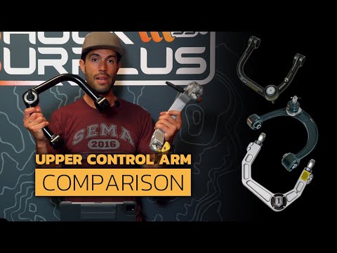Upper Control Arm Comparison - @SPCAlignment / @iconvehicledynamicstv / Uniball