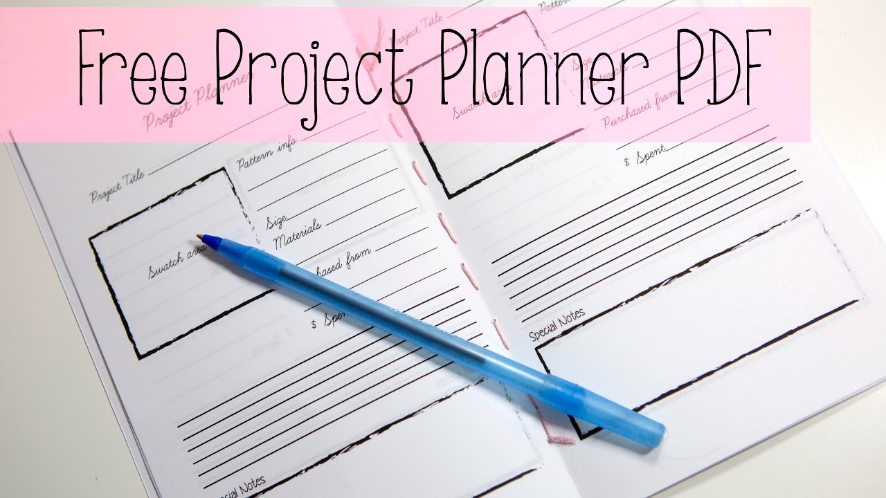 Free project planner PDF spotlight