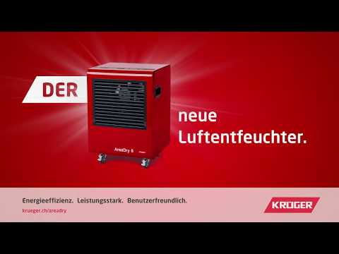 AreaDry 8 | DER neue Luftentfeuchter von Krüger für Keller und Wohnräume