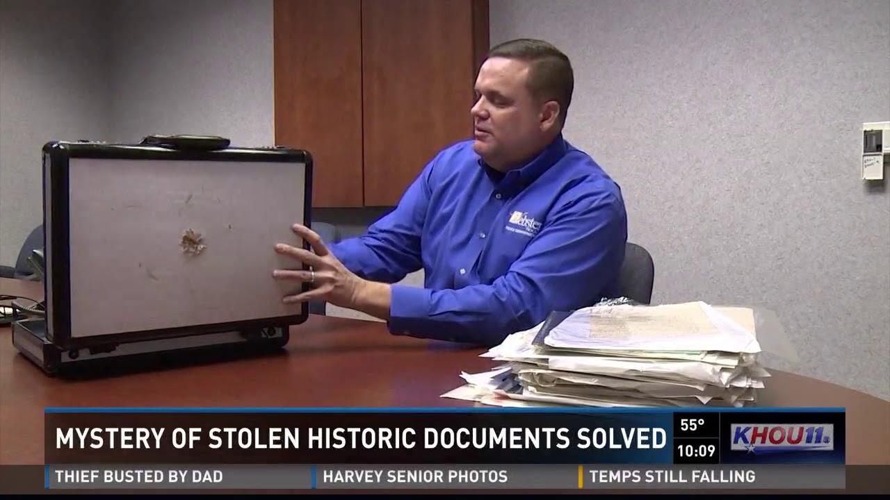 Mystery of stolen historic documents solved
