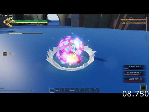 (YBA) Jotaro Kujo Speedrun WR (21.850 seconds)