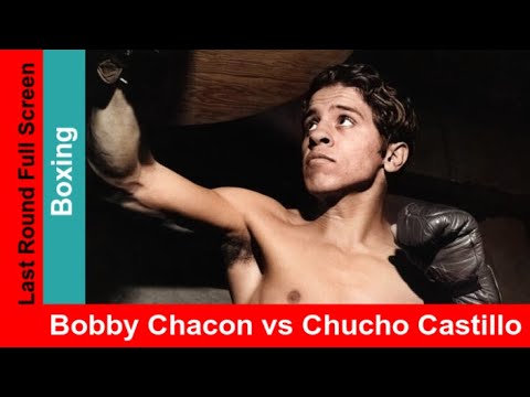 Bobby Chacon vs Chucho Castillo, Widescreen Last Round & Technical Knockout, 1973 Boxing Match