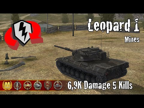Leopard 1  |  6,9K Damage 5 Kills  |  WoT Blitz Replays