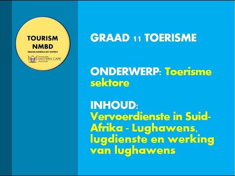 Lughawens, lugdienste en werking van lughawens Graad 11 Toerisme