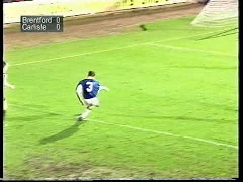 Brentford V Carlisle United 2-2-99 Division 3
