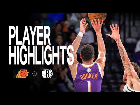 Devin Booker drops 18 points vs Brooklyn Nets | Phoenix Suns Preseason Player Highlights