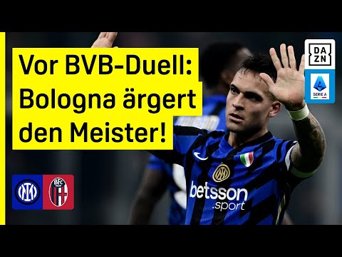 Rossoblu erschweren Inter Kampf um Tabellenspitze: Inter Mailand - FC Bologna | Serie A | DAZN