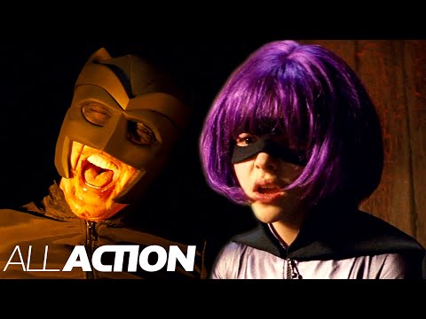 Hit-Girl Rescues Kick-Ass and Big Daddy | Kick-Ass | All Action