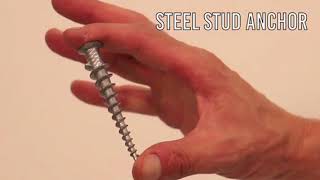 How to use 1SHOT Steel Stud Anchors.