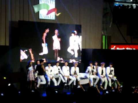 ZE:A Philippines Promo Tour 01.14.12 - Dongjun Tumbling + Take U Down (cut)