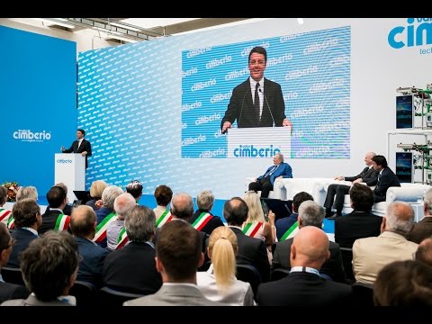 Matteo Renzi visita Cimberio - 19/07/2016