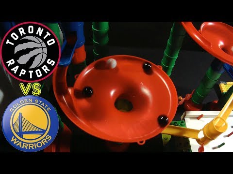 Toronto Raptors vs Golden State Warriors - 2019 NBA Finals Marble Race