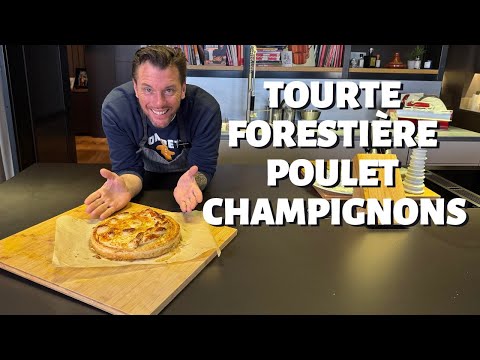 RECETTE DE NORBERT : TOURTE FORESTIÈRE POULET CHAMPIGNONS !
