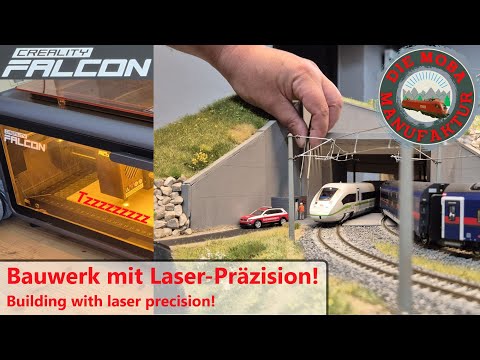 Unglaublich! SO entsteht eine hochmoderne Tunneleinfahrt  Creality Falcon A1 Modelleisenbahn H0 1/87