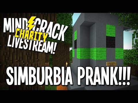 Mindcrack Charity Livestream: Hermit Edition - "Simburbia Prank on Bdubs!!!" (Part 1 of 3)