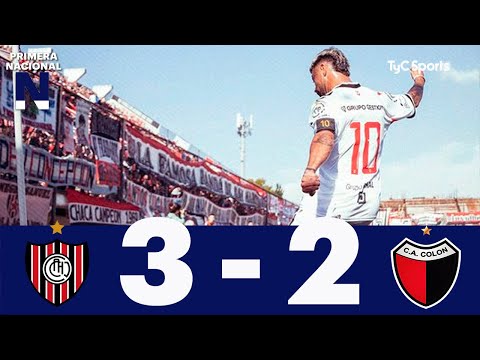 Chacarita 3-2 Colón | Primera Nacional | Fecha 11 (Zona B)