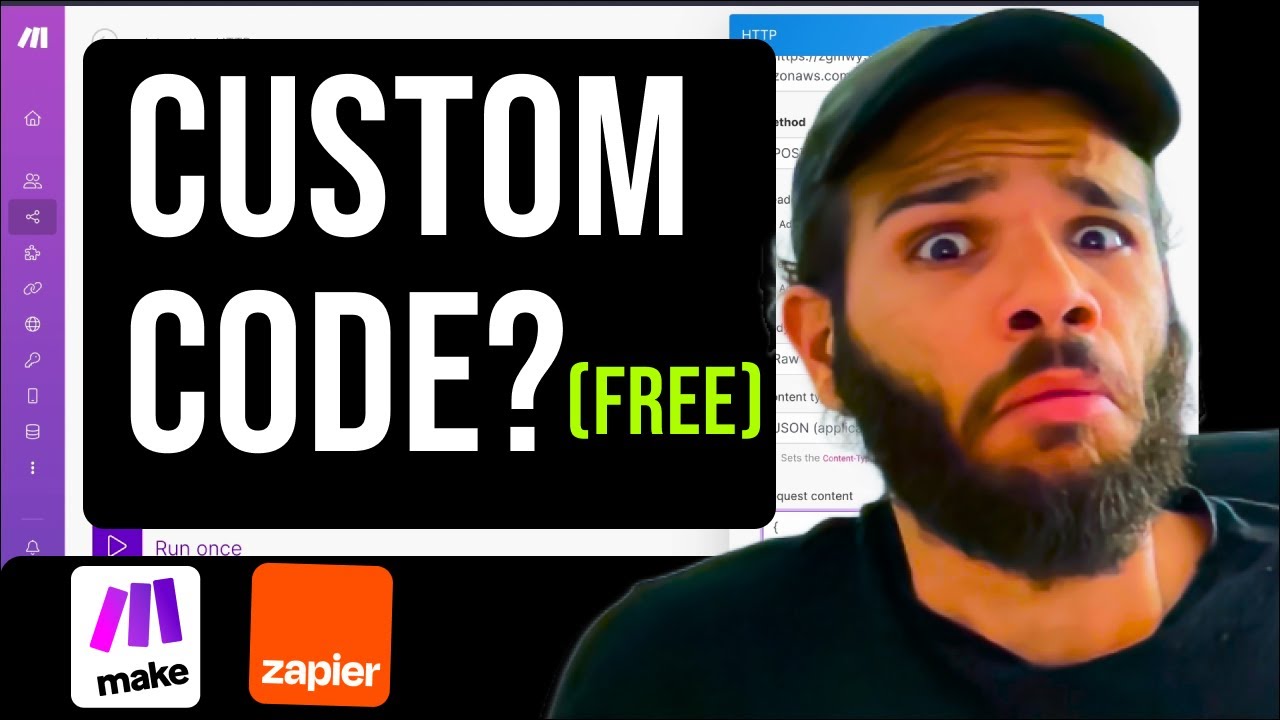 Zapier/Make.com: How To Add Custom Code (FREE)