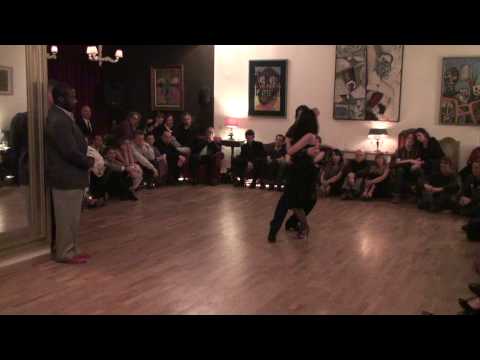  Ezequiel Paludi  and  Geraldine Rojas  are  dancing  to  a  tango