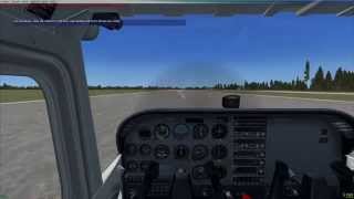 Microsoft Flight Simulator X: Steam Edition​ pilots licence, Cessna 172 @ Bremerton airport.