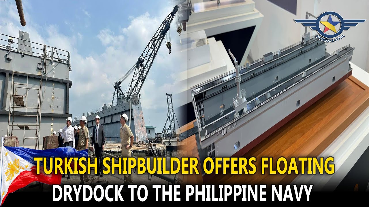 ⚓PHILIPPINE NAVY TO ACQUIRE NEW 3,500 TON FLOATING DRYDOCK!🛠️🚢
