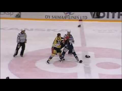 22.11.2008 SaiPa-Jokerit: tappelut (HQ)